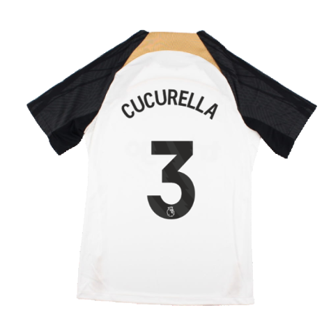 2023-2024 Chelsea Training Shirt (White) - Kids (Cucurella 3)