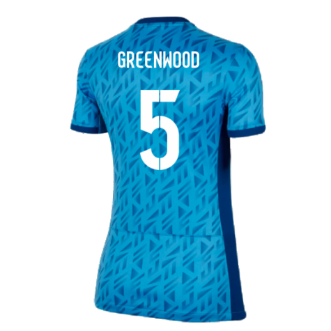 2023-2024 England Away Shirt (Ladies) (GREENWOOD 5)