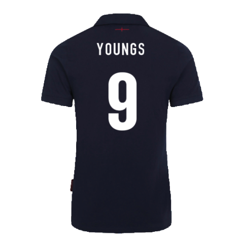 2023-2024 England Rugby Alternate Classic Jersey - Kids (Youngs 9)