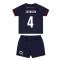 2023-2024 England Rugby Alternate Replica Baby Kit (Johnson 4)