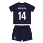 2023-2024 England Rugby Alternate Replica Baby Kit (Robinson 14)