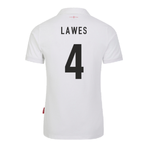 2023-2024 England Rugby Home Classic Jersey (Lawes 4)