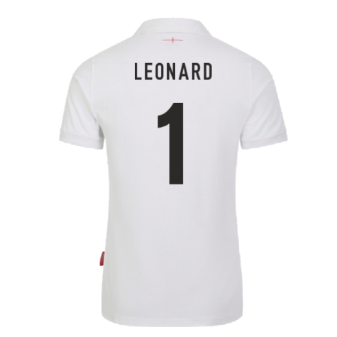 2023-2024 England Rugby Home Classic Jersey (Leonard 1)