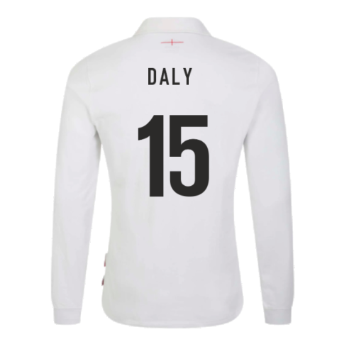 2023-2024 England Rugby Home LS Classic Jersey (Daly 15)