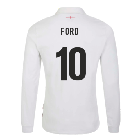2023-2024 England Rugby Home LS Classic Jersey (Ford 10)