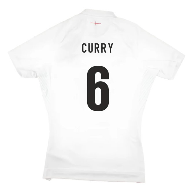 2023-2024 England Rugby Home Pro Jersey (Curry 6)