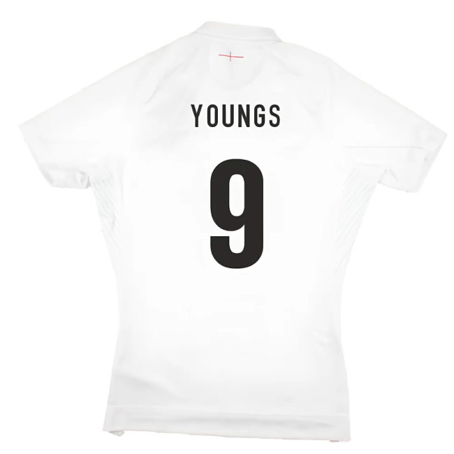 2023-2024 England Rugby Home Pro Jersey (Youngs 9)