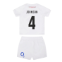 2023-2024 England Rugby Home Replica Infant Kit (Johnson 4)