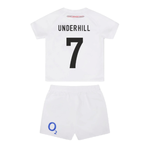 2023-2024 England Rugby Home Replica Infant Kit (Underhill 7)