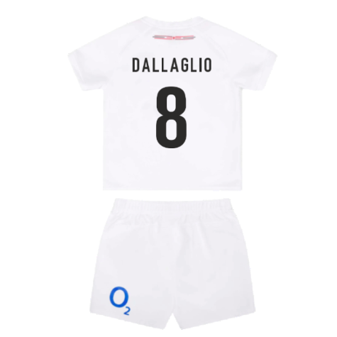 2023-2024 England Rugby Home Replica Infant Mini Kit (Dallaglio 8)