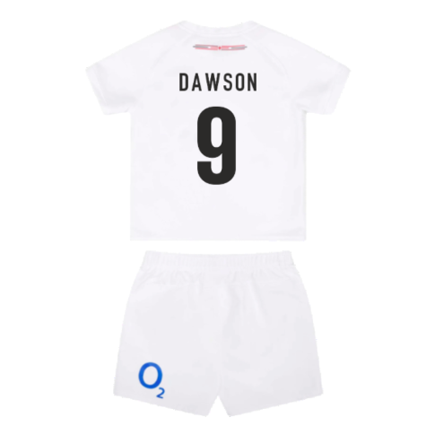 2023-2024 England Rugby Home Replica Infant Mini Kit (Dawson 9)
