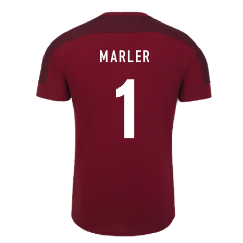 2023-2024 England Rugby Presentation T-Shirt (Tibetan Red) (Marler 1)