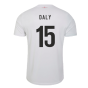 2023-2024 England Rugby Warm Up Jersey (Brilliant White) (Daly 15)