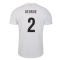 2023-2024 England Rugby Warm Up Jersey (Brilliant White) (George 2)