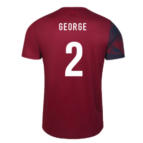 2023-2024 England Rugby Warm Up Jersey (Navy Blazer) (George 2)
