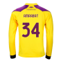 2023-2024 Fiorentina Half Zip Training Top (Yellow) (Amrabat 34)