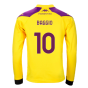 2023-2024 Fiorentina Half Zip Training Top (Yellow) (Baggio 10)