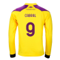 2023-2024 Fiorentina Half Zip Training Top (Yellow) (Cabral 9)