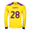 2023-2024 Fiorentina Half Zip Training Top (Yellow) (Quarta 28)