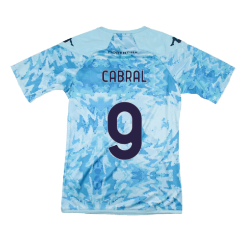 2023-2024 Fiorentina Pre-Match Shirt (Blue) (Cabral 9)