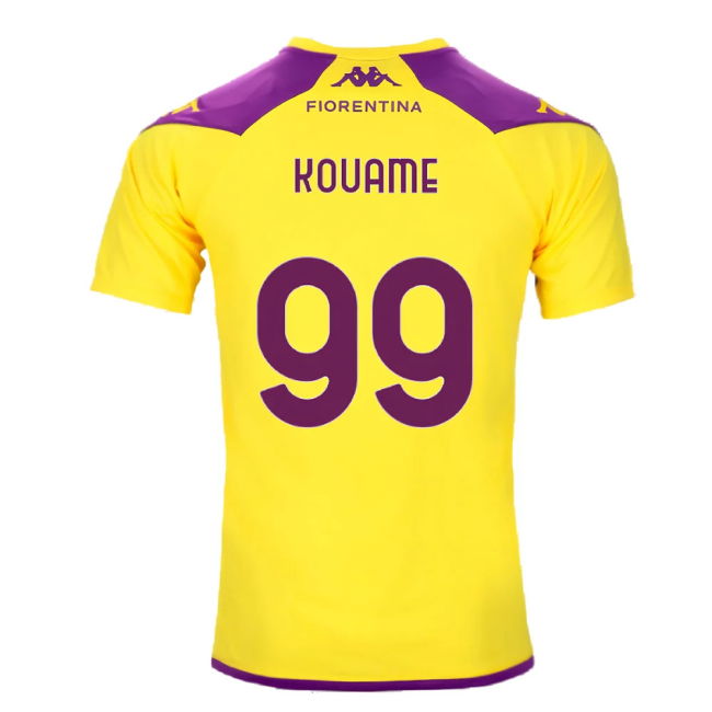 2023-2024 Fiorentina Training Shirt (Yellow) (Kouame 99)