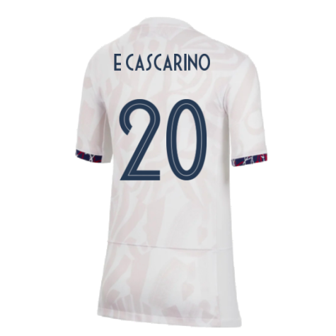 2023-2024 France WWC Away Shirt (Kids) (E Cascarino 20)
