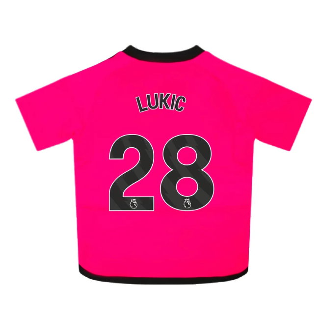 2023-2024 Fulham Away Little Boys Mini Kit (Lukic 28)