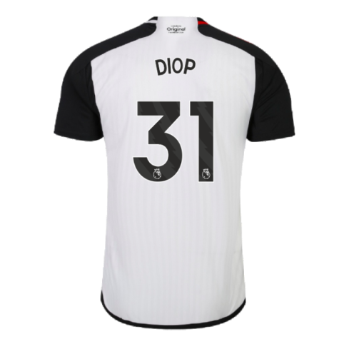 2023-2024 Fulham Home Shirt (Diop 31)