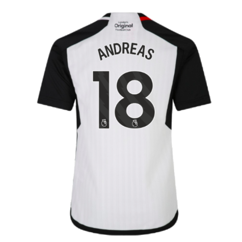 2023-2024 Fulham Home Shirt (Kids) (Andreas 18)