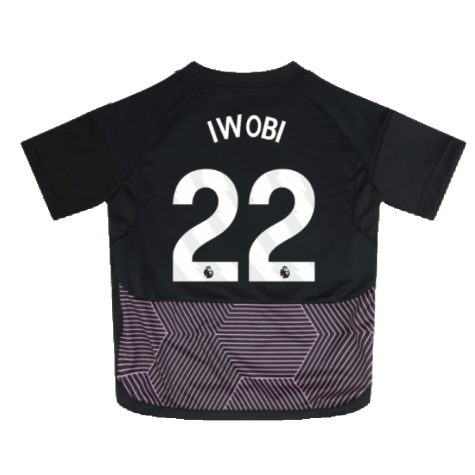 2023-2024 Fulham Third Mini Kit (Iwobi 22)