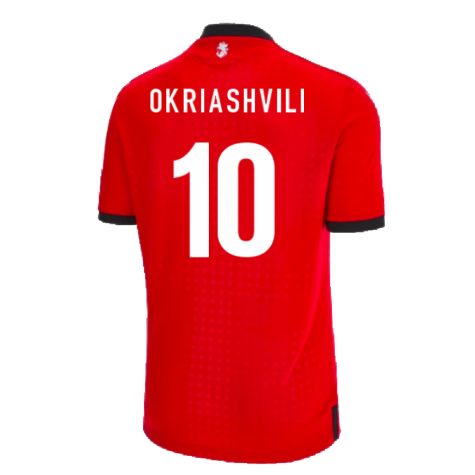 2023-2024 Georgia Third Shirt (OKRIASHVILI 10)