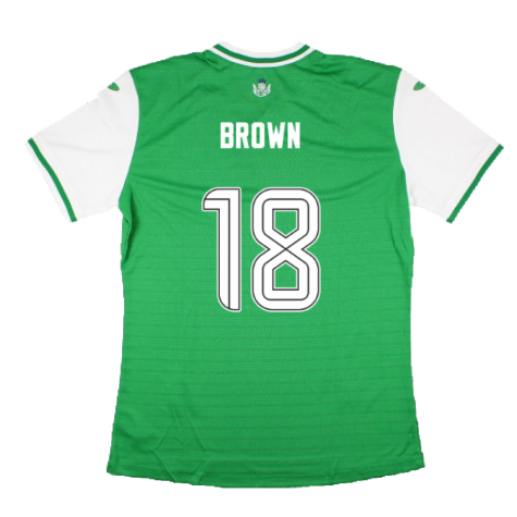 2023-2024 Hibernian Home Shirt (Brown 18)