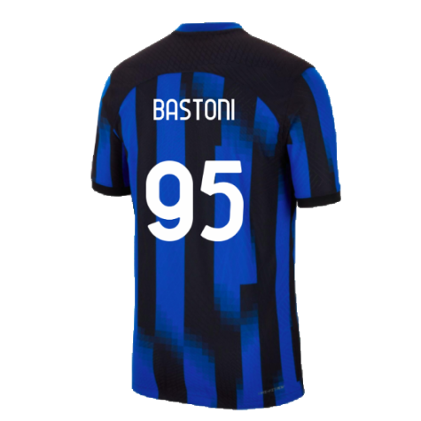 2023-2024 Inter Milan Authentic Home Shirt (Bastoni 95)