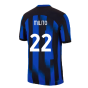 2023-2024 Inter Milan Authentic Home Shirt (Milito 22)