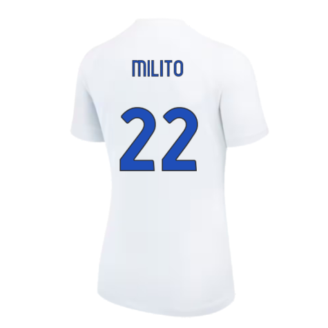 2023-2024 Inter Milan Away Shirt (Womens) (Milito 22)