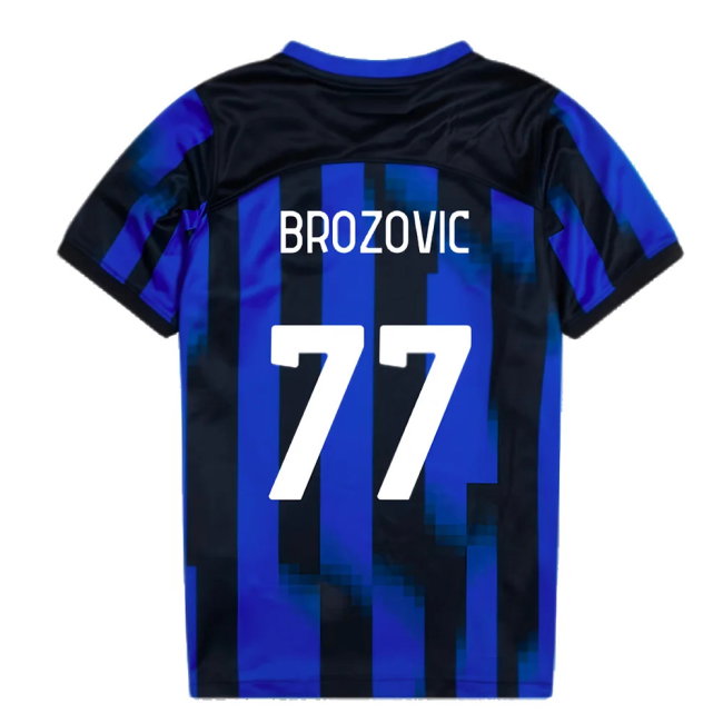 2023-2024 Inter Milan Home Mini Kit (Brozovic 77)