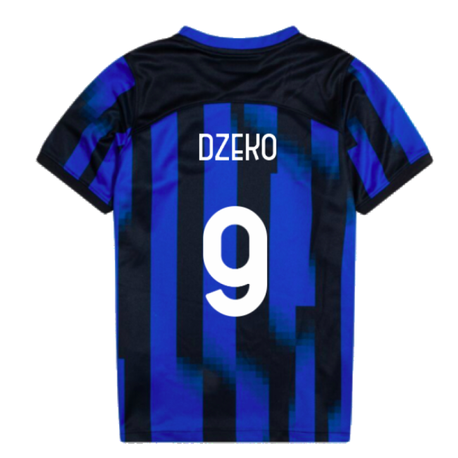 2023-2024 Inter Milan Home Mini Kit (Dzeko 9)
