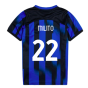 2023-2024 Inter Milan Home Mini Kit (Milito 22)