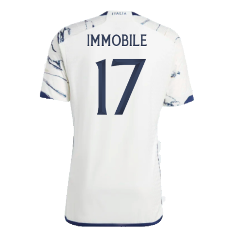 2023-2024 Italy Authentic Away Shirt (IMMOBILE 17)