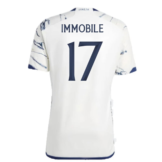 2023-2024 Italy Authentic Away Shirt (IMMOBILE 17)