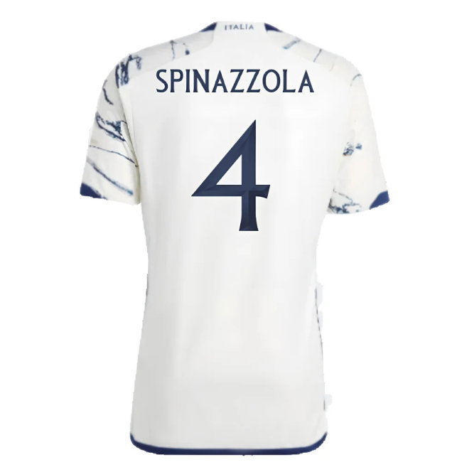 2023-2024 Italy Authentic Away Shirt (SPINAZZOLA 4)