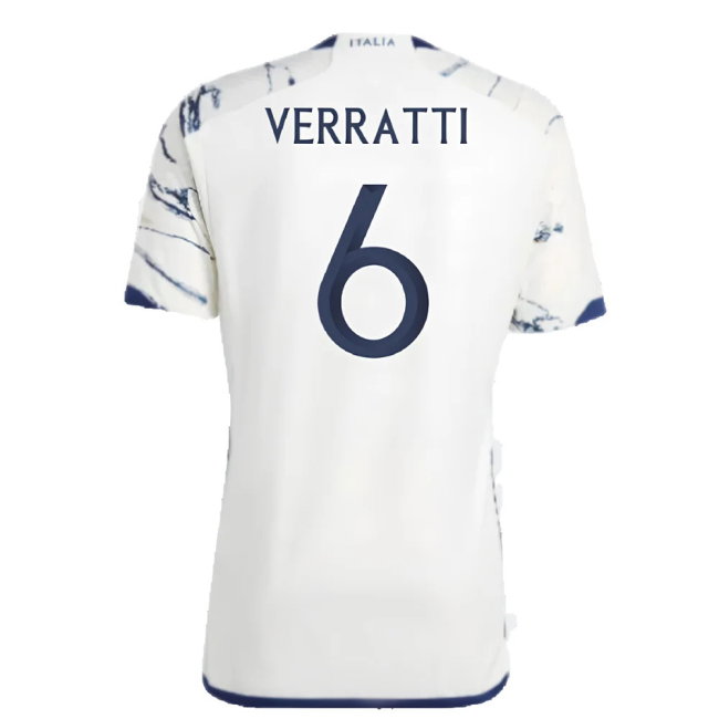 2023-2024 Italy Authentic Away Shirt (VERRATTI 6)