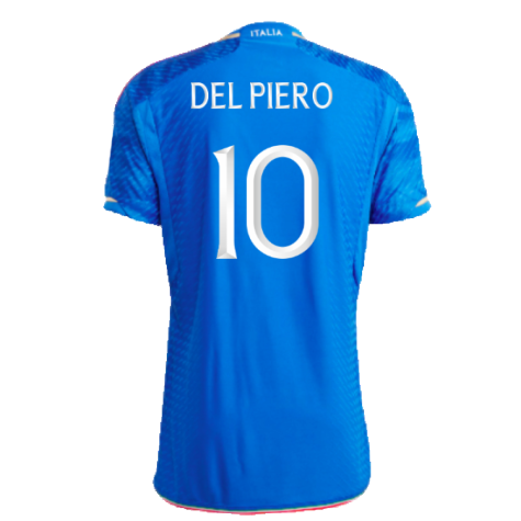 2023-2024 Italy Authentic Home Shirt (DEL PIERO 10)