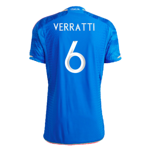 2023-2024 Italy Authentic Home Shirt (VERRATTI 6)