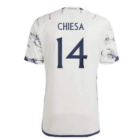 2023-2024 Italy Away Shirt (CHIESA 14)