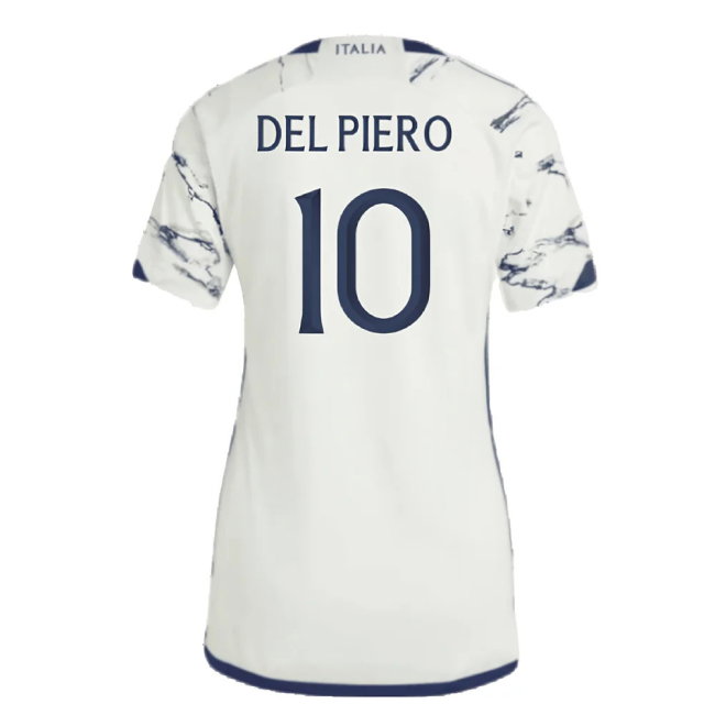 2023-2024 Italy Away Shirt (Ladies) (DEL PIERO 10)