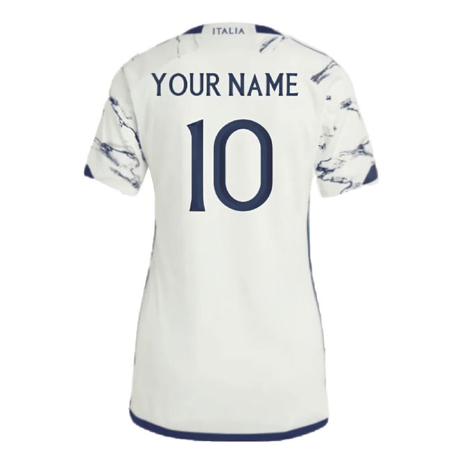 2023-2024 Italy Away Shirt (Ladies) (Your Name)