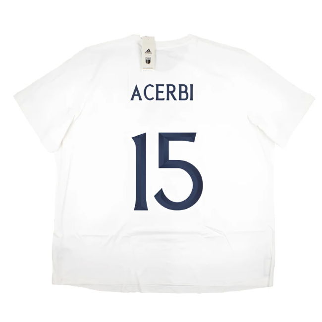 2023-2024 Italy DNA Graphic Tee (White) (ACERBI 15)