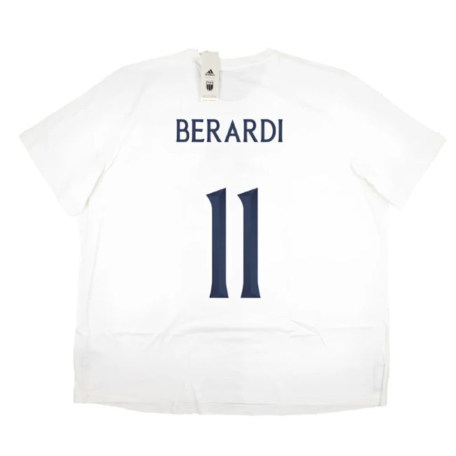 2023-2024 Italy DNA Graphic Tee (White) (BERARDI 11)