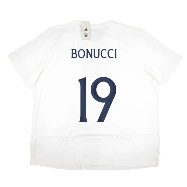 2023-2024 Italy DNA Graphic Tee (White) (BONUCCI 19)